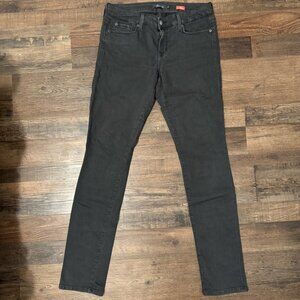 Level 99 Lily Skinny Straight Jeans Black